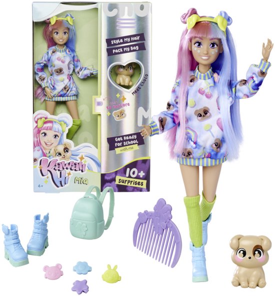Majorette - Modepop Kawai Hi Mia - accessoires en dier inbegrepen van Majorette