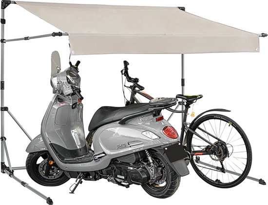 Mara Fiets Garage - Fietstent - Garage - Fietsenstalling - Multifunctioneel - Bike Shelter - Polyester Dekzeilen - PU Folie - 190 x 136 x 160 cm van Mara