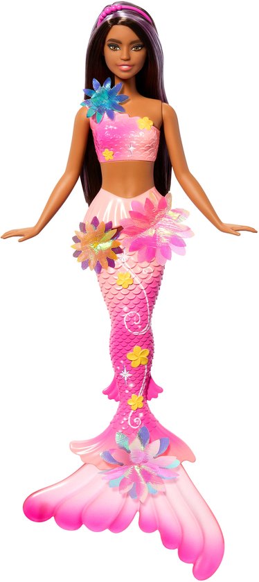 Mattel Barbie Brunette Zeemeermin Bloesems-pop Roze van Mattel
