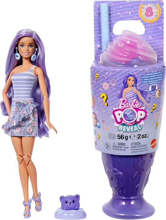 Mattel Barbie Pop Reveal Zoete Donutdromen-serie Pop Paars van Mattel
