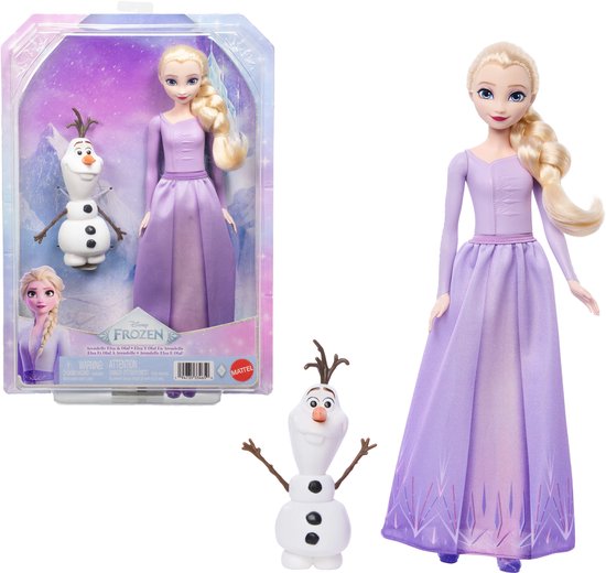 Mattel Disney Frozen Arendelle Elsa & Olaf Doll & Figure, 3 jaar, 300 mm