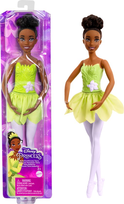 Mattel Disney Princess Ballerina Princess Tiana Doll van Mattel