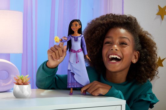 Mattel Games Disney Ik Wou Dat Asha Zong In Engels Paars van Merkloos
