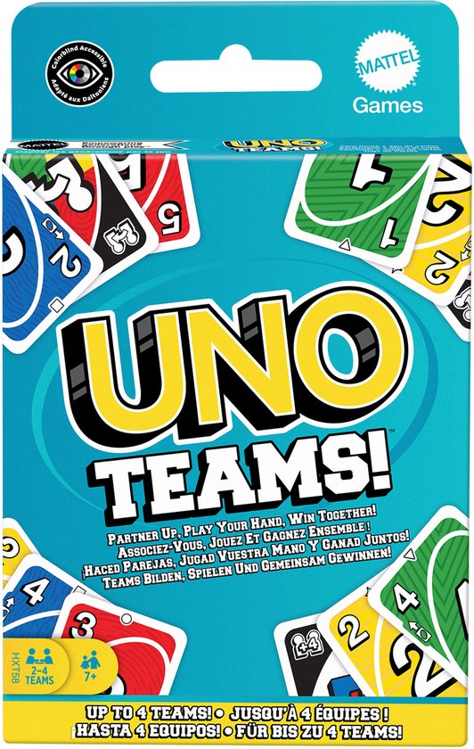Mattel Games UNO Teams Kaartspel van Mattel