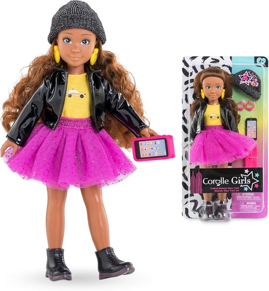 Melody New York Fashion - Pop van 28 cm met Vanilla Geur - Vanaf 4 jaar van Merkloos