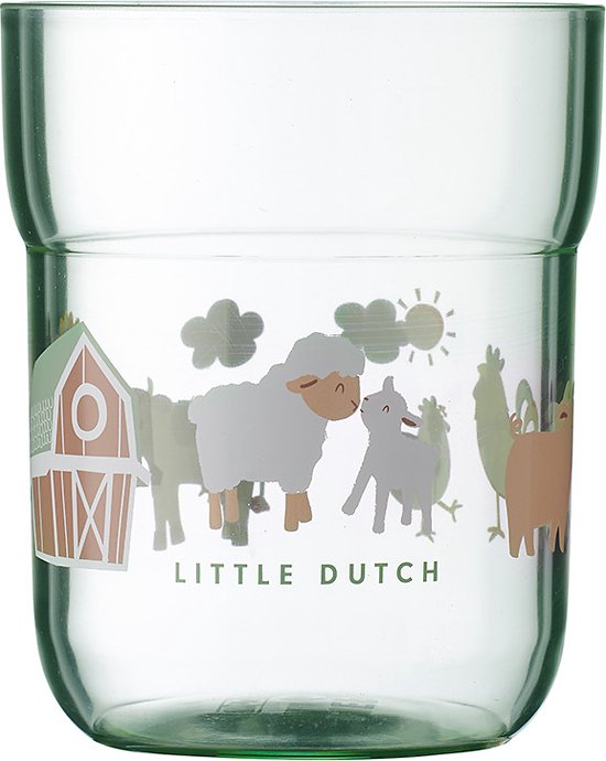 Mepal Mio kinderglas – 250 ml – Makkelijk vast te houden – Kinderservies – Little Farm van Mepal
