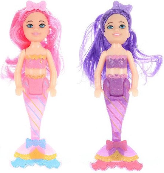 Mermaids Zeemeermin Pop Zusjes, 4st. van Toi-Toys