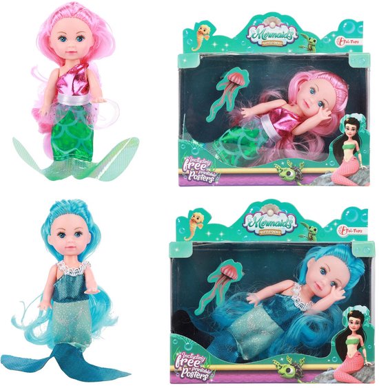 Mermaids Zeemeerminpop Dream Hair, 11cm