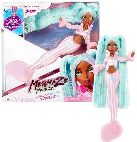 Mermaze Mermaidz Colour Change Brynn pop - 28 cm groot