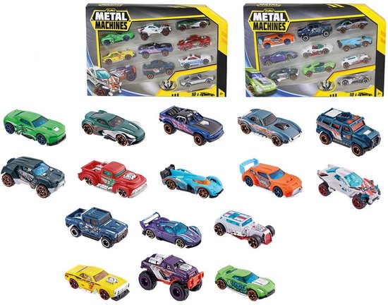 Metal Machines - Cars Series 2 - Multi Pack Car 10 Pack (6750) van Zuru