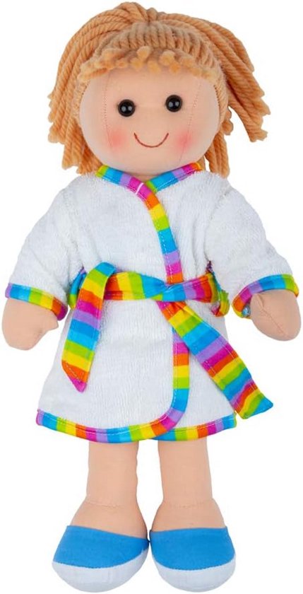 Michelle Ragdoll Pop 30 cm – Zacht & Knuffelig Speelgoed voor Jonge Kinderen van Merkloos