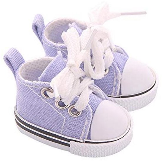 Mini Poppenschoenen 5,5 cm - Klascische Stoffen Schoenen voor Kinderen van Merkloos