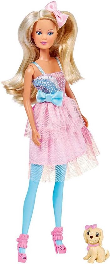 Mode Pop - Speelgoed Meisjes - Kinderspel - Met Hondje - 29 cm - Roze