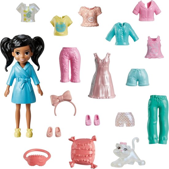 Modepakket Jongens: Pyjama Feestje Speelset met Pop en Meer dan 15 Accessoires | Verrassingsspeelgoed Vanaf 4 Jaar van Merkloos