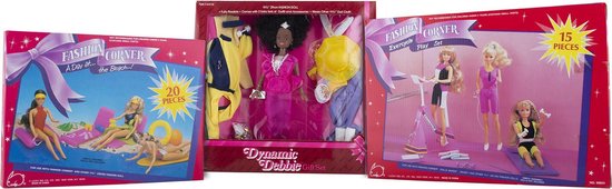 Modepop DYNAMIC DEBBIE 26 cm met kleding + beach en fitness toebehoren - Complete set van Toi-Toys