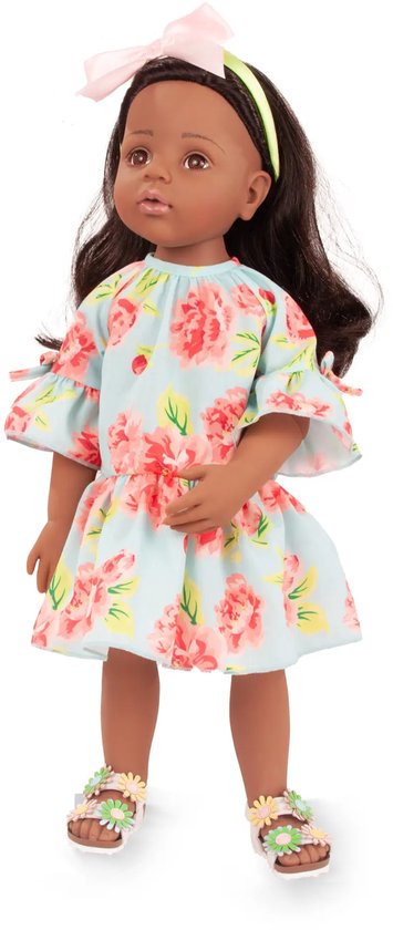 Modepop Happy Kidz Grete Ava 50 cm pop met gewrichten van Merkloos