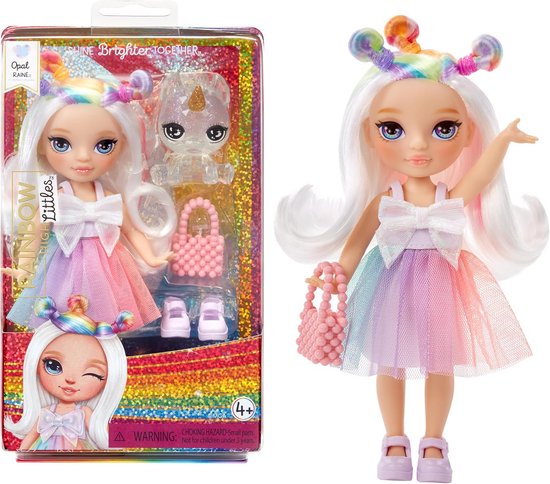 Modepop - Kleine pop - Fantasierijk spelen - Poseerbaar model - 14 cm - Meerkleurig van Merkloos