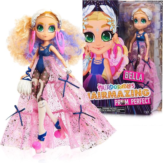 Modepop met Lang Haar en Accessoires voor Kinderen van Merkloos