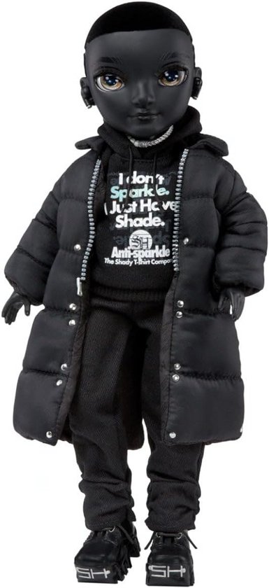 Modepop met Zwarte Outfit en 10+ Speelaccessoires voor Kinderen en Verzamelaars van Merkloos