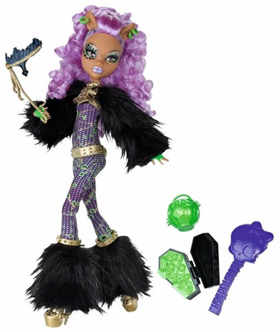 Monster High Clawdeen Wolf Halloween Doll Vintage in Box (2012) van Merkloos