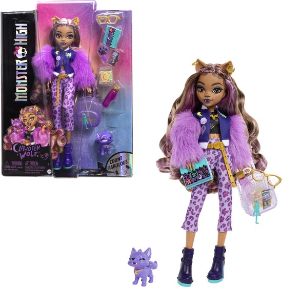 Monster High Clawdeen Wolf - Modepop van Monster High