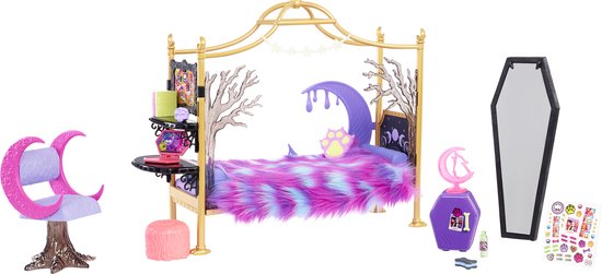 Monster High - Clawdeen Wolf - Slaapkamer - Paars van Monster High