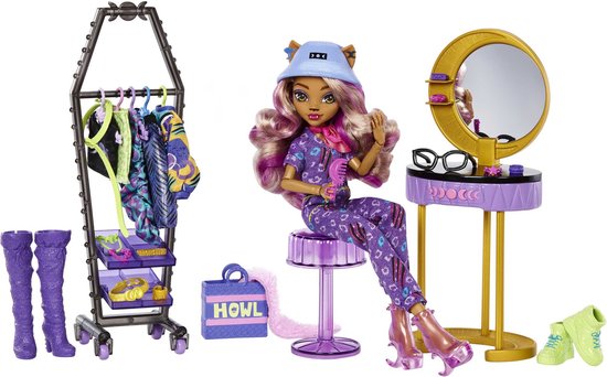 Monster High Clawdeen Wolf Studio Speelset van Merkloos