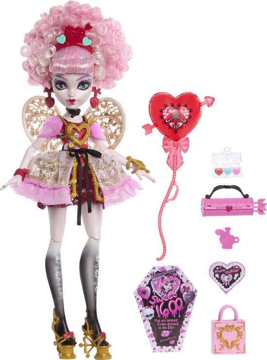 MONSTER HIGH GRIEZELIGE SWEET BIRTHDAY CUPID ASTERIA Pop van Monster High