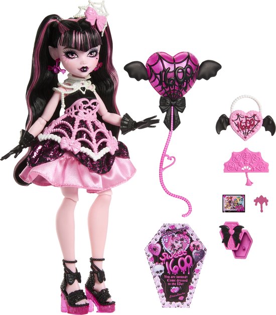 MONSTER HIGH GRIEZELIGE SWEET BIRTHDAY DRACULAURA Pop van Monster High