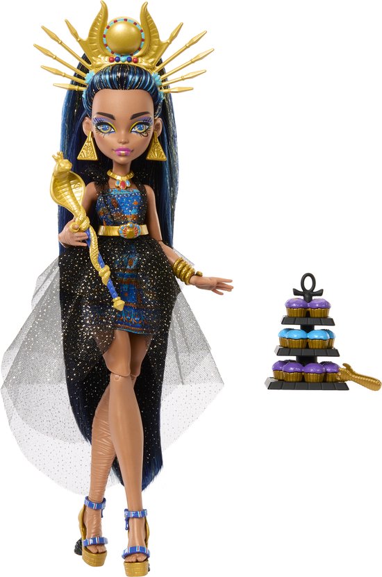 Monster High Monster Ball Cleo De Nile Pop Goud van Mattel