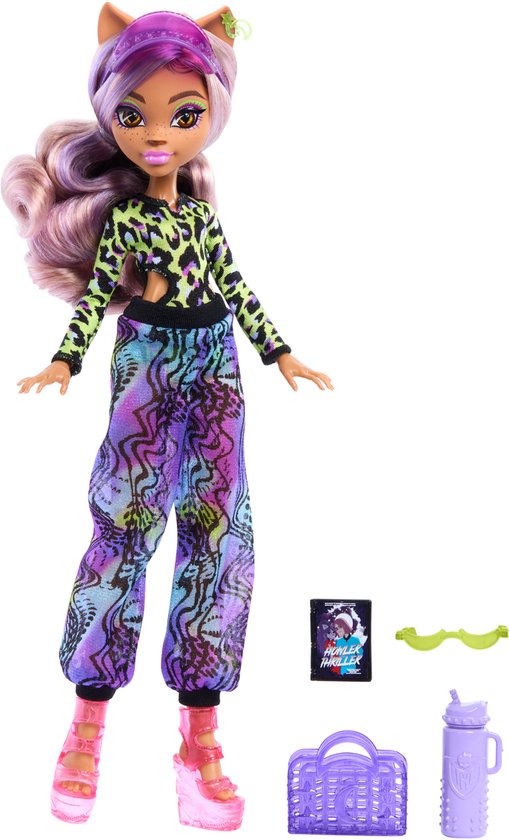 Monster High Scareadise Island Clawdeen Hrp67 Pop Roze van Merkloos