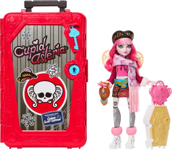 Monster High Skulltimate Secrets Cabinevakantie Speelset - Cupid Asteria Pop en Accessoires