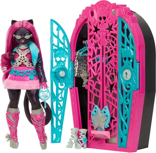 Monster High Skulltimate Secrets Catty Noir Pop van Monster High
