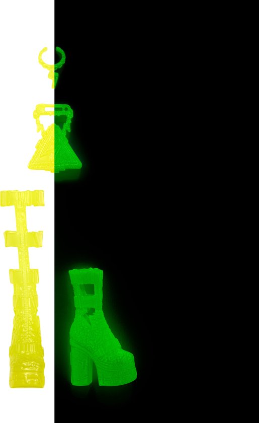 Monster High Skulltimate Secrets - Neon Frights - Frankie Stein - 21 cm - Modepop van Monster High