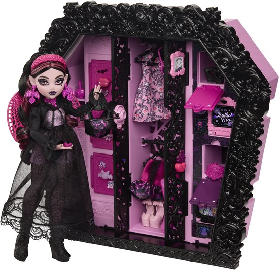 Monster High Skulltimate Secrets Ultimate Skulltimate speelset met Draculaura pop en 40 accessoires