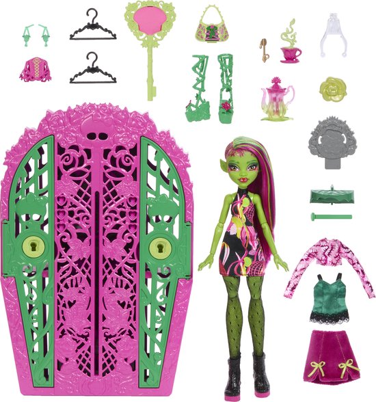 Monster High Skulltimate Secrets - Venus McFlytrap Modepop van Monster High