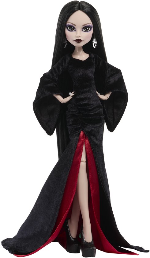 Monster High Wednesday verzamelpop - Morticia Addams van Merkloos