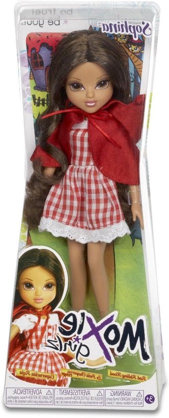 Moxie Girlz Poppen - Modepoppen - Spelen en Verzamelen - Verwisselbare Accessoires - 14 x 6.4 x 31.8 cm - Rood