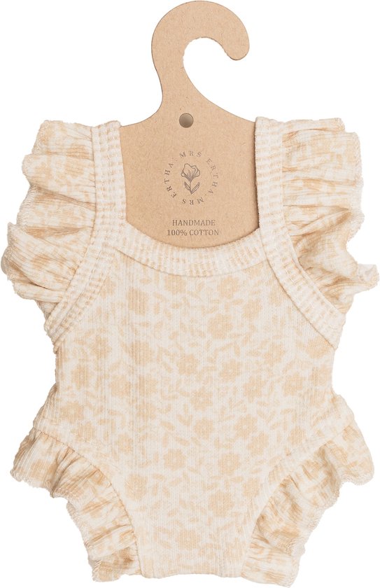 Mrs Ertha Loretas Poppenkleding - Frilled body - 34-36cm - Bouquet Silhouette van Mrs Ertha