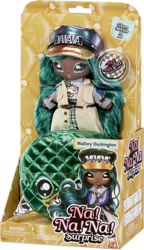 Na! Na! Na! Surprise 2-in-1 Pom Pop Mallory Duckington - Glam Serie 2 - Modepop van N/A