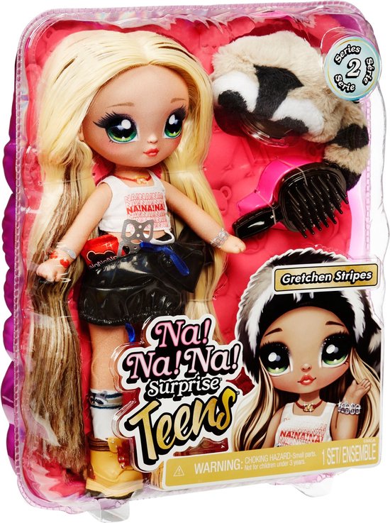 Na! Na! Na! Surprise Teens Serie 2 Gretchen Stripes - Modepop van Na Na Na Surprise