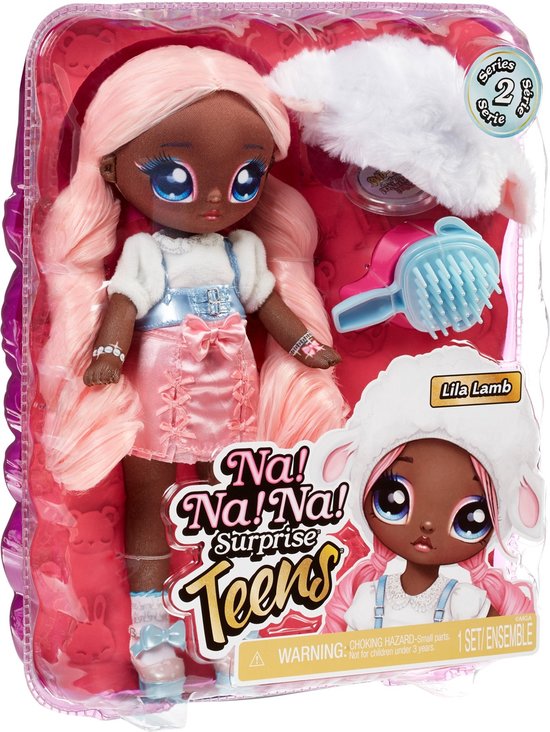 Na! Na! Na! Surprise Teens Serie 2 Lila Lamb - Modepop van N/A
