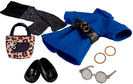 Nancy Luxury Shopping Collection Pop Blauw van Merkloos