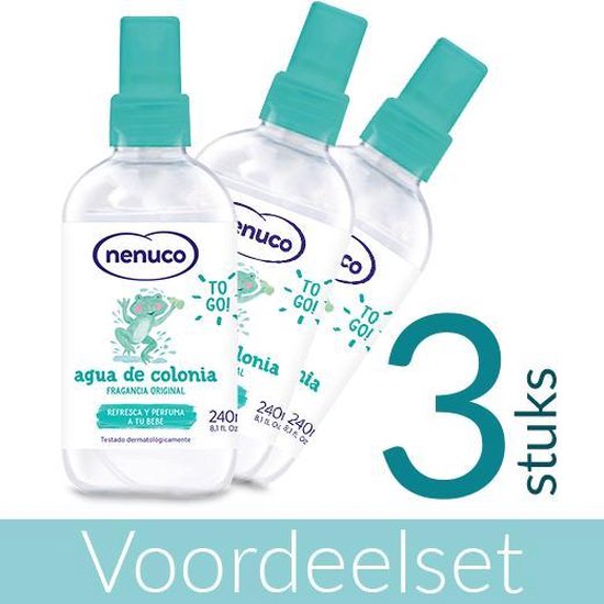 Nenuco Agua de Colonia Verstuiver - 240 ml - 3 Flacons van Nenuco