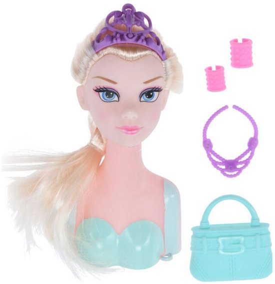 Opmaak Kappop met Accessoires, 15cm van Merkloos