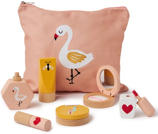 Ostaria Speelgoed make-up setje - voor kinderen - hout - make-up speelgoed - FSC-gecertificeerd