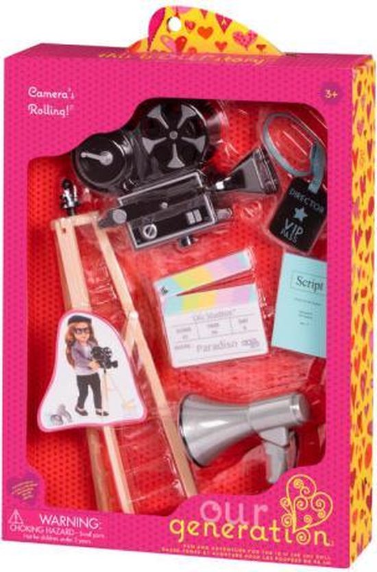 Our Generation Speelset Camera's Rolling! Junior 6-delig van Our Generation