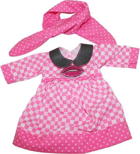 Paola Reina Kledingset Becky Roze 36 - 42 cm van Paola Reina