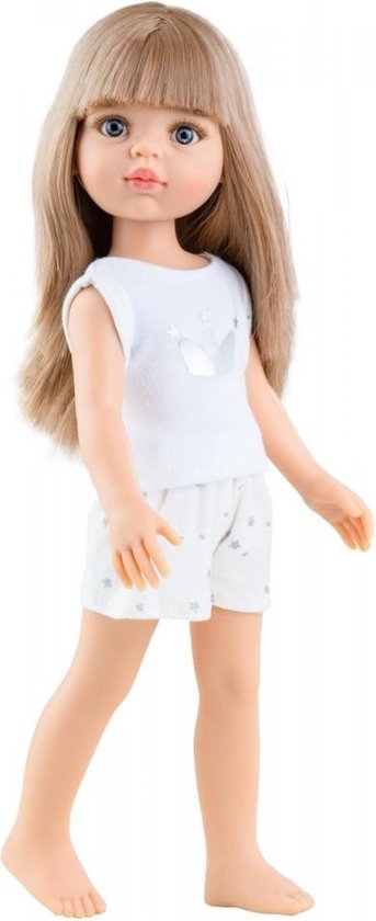 Paola Reina pop Amigas Carla met pyjama 32cm van Paola Reina