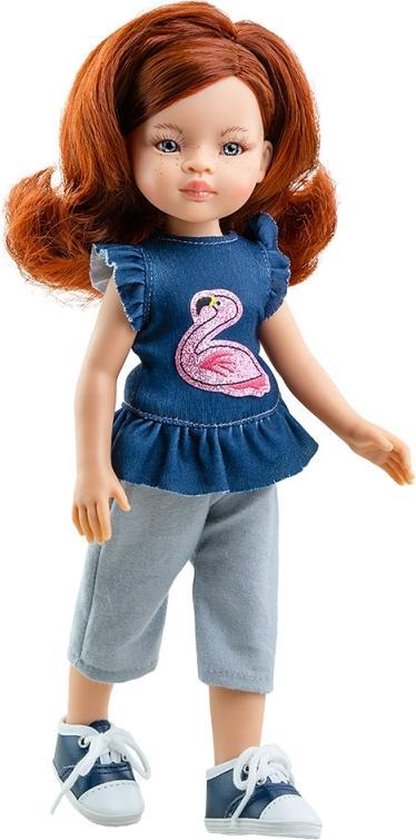 Paola Reina Pop Amigas Inma flamingo (32cm) van Paola Reina